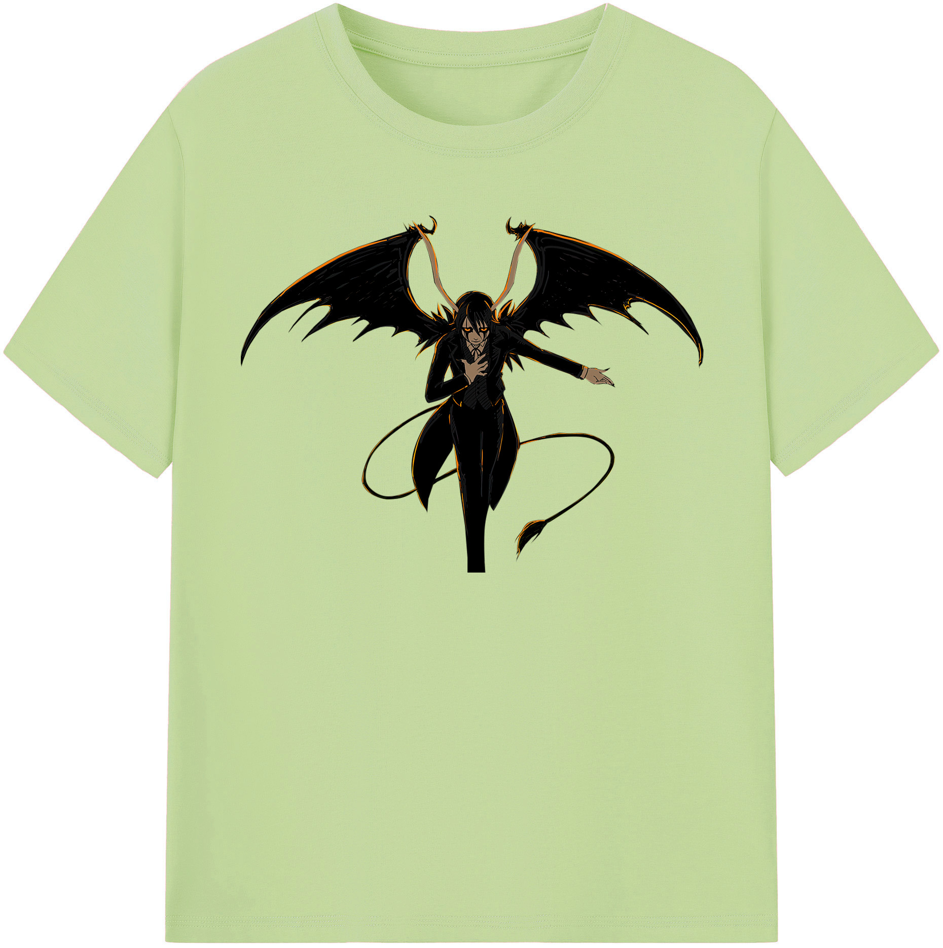 （画像用） ブリーチ ウルキオラ·シファー BLEACH Ulquiorra cifer 綿100％半袖Tシャツ（フロントプリント）